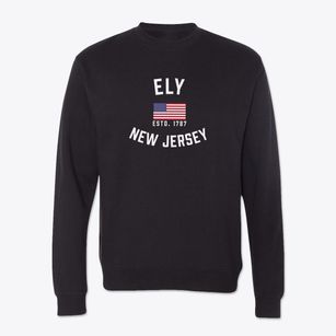Ely New Jersey Patriot Crewneck Sweatshirt