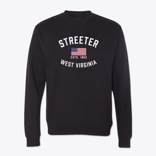 Streeter West Virginia Patriot Crewneck Sweatshirt