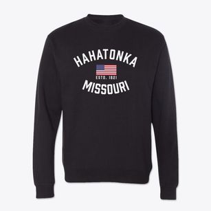 Hahatonka Missouri Patriot Crewneck Sweatshirt