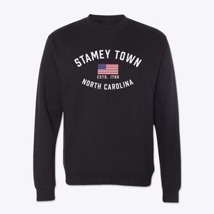 Stamey Town North Carolina Patriot Crewneck Sweatshirt