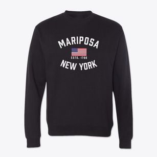 Mariposa New York Patriot Crewneck Sweatshirt