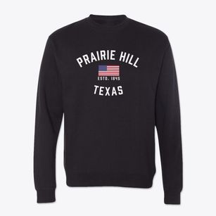 Prairie Hill Texas Patriot Crewneck Sweatshirt