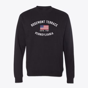 Rosemont Terrace Pennsylvania Patriot Crewneck Sweatshirt