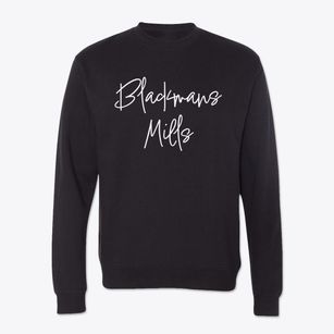 Blackmans Mills North Carolina Freestyle Crewneck Sweatshirt