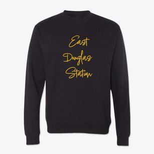 East Douglas Station Massachusetts Freestyle Crewneck Sweatshirt