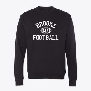 Brooks Massachusetts Football Crewneck Sweatshirt