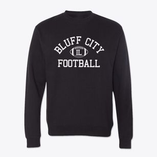 Bluff City Illinois Football Crewneck Sweatshirt
