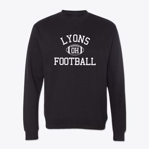 Lyons Ohio Football Crewneck Sweatshirt