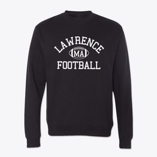 Lawrence Massachusetts Football Crewneck Sweatshirt