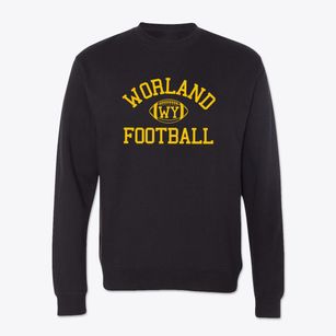 Worland Wyoming Football Crewneck Sweatshirt