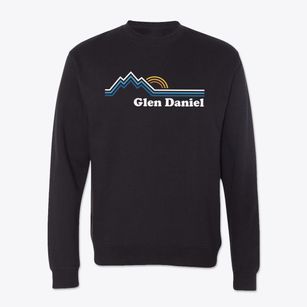 Glen Daniel West Virginia Mountain View Crewneck Sweatshirt