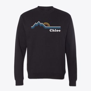 Chloe West Virginia Mountain View Crewneck Sweatshirt