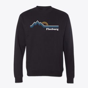 Fleeburg Virginia Mountain View Crewneck Sweatshirt
