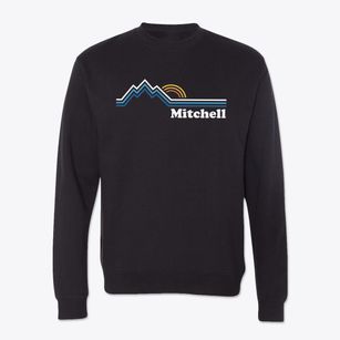 Mitchell Idaho Mountain View Crewneck Sweatshirt