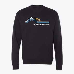 Myrtle Beach South Carolina Mountain View Crewneck Sweatshirt