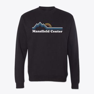 Mansfield Center Connecticut Mountain View Crewneck Sweatshirt