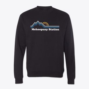 Mehoopany Station Pennsylvania Mountain View Crewneck Sweatshirt