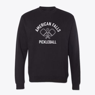 American Falls Idaho Pickleball Crewneck Sweatshirt