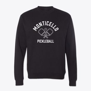 Monticello Utah Pickleball Crewneck Sweatshirt