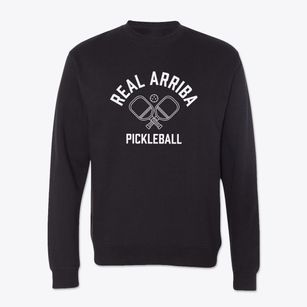 Real Arriba Puerto Rico Pickleball Crewneck Sweatshirt