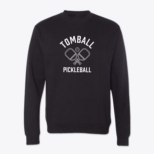 Tomball Texas Pickleball Crewneck Sweatshirt
