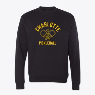 Charlotte Iowa Pickleball Crewneck Sweatshirt