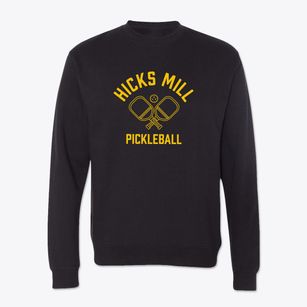 Hicks Mill Virginia Pickleball Crewneck Sweatshirt