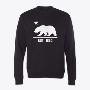  California Bear Flag Crewneck Sweatshirt
