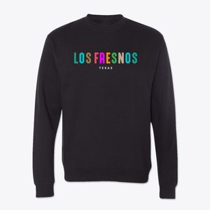 Los Fresnos Texas Color Pop Crewneck Sweatshirt