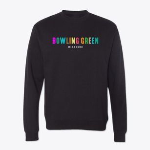 Bowling Green Missouri Color Pop Crewneck Sweatshirt