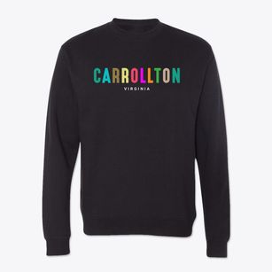 Carrollton Virginia Color Pop Crewneck Sweatshirt