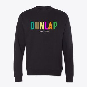 Dunlap Tennessee Color Pop Crewneck Sweatshirt