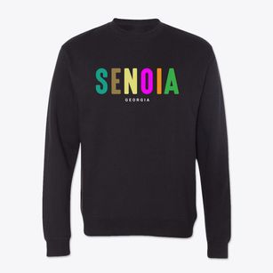 Senoia Georgia Color Pop Crewneck Sweatshirt