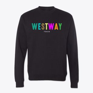 Westway Texas Color Pop Crewneck Sweatshirt