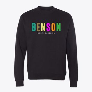 Benson North Carolina Color Pop Crewneck Sweatshirt