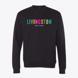 Livingston New York Color Pop Crewneck Sweatshirt