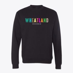 Wheatland Wisconsin Color Pop Crewneck Sweatshirt