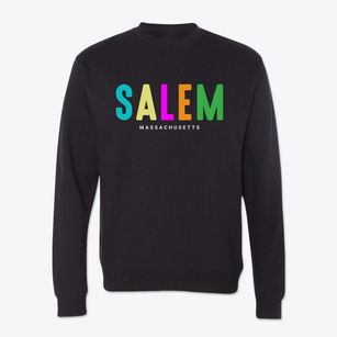 Salem Massachusetts Color Pop Crewneck Sweatshirt