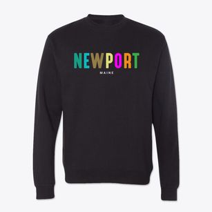 Newport Maine Color Pop Crewneck Sweatshirt