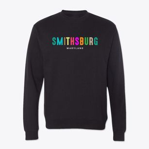 Smithsburg Maryland Color Pop Crewneck Sweatshirt