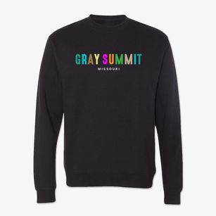Gray Summit Missouri Color Pop Crewneck Sweatshirt