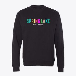 Spring Lake New Jersey Color Pop Crewneck Sweatshirt