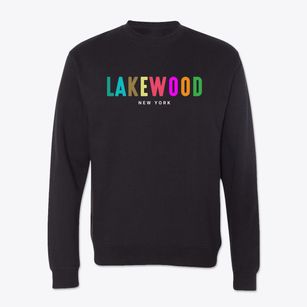 Lakewood New York Color Pop Crewneck Sweatshirt