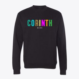 Corinth Maine Color Pop Crewneck Sweatshirt