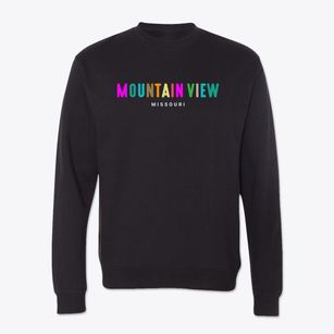 Mountain View Missouri Color Pop Crewneck Sweatshirt