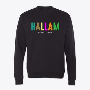 Hallam Pennsylvania Color Pop Crewneck Sweatshirt