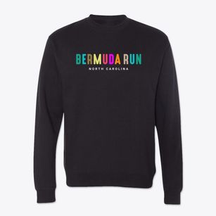 Bermuda Run North Carolina Color Pop Crewneck Sweatshirt