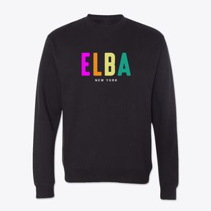Elba New York Color Pop Crewneck Sweatshirt