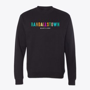 Randallstown Maryland Color Pop Crewneck Sweatshirt