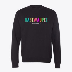 Nasewaupee Wisconsin Color Pop Crewneck Sweatshirt